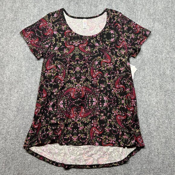 LulaRoe Lot of 2 Classic T-Shirt Womens L Multicolor Colorful Short Sleeve New - Picture 5 of 7